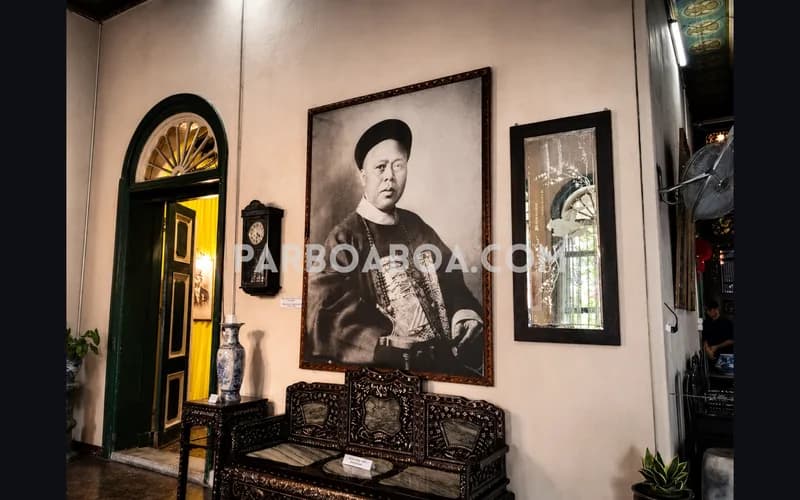 Potret Tjong A Fie di ruang depan (Foto: Ris Taruli Aritonang/PARBOABOA)