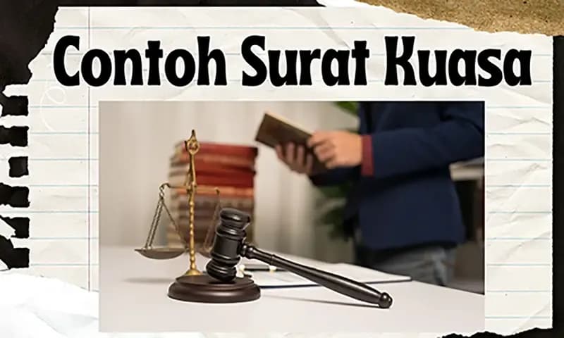 Contoh surat kuasa (Foto: Parboaboa/Krisna)