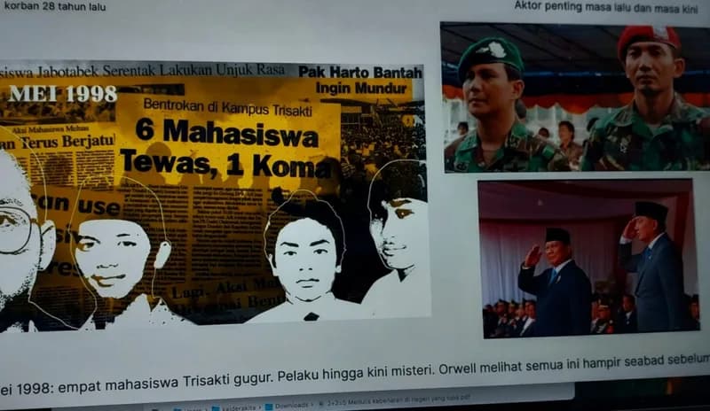 Jejak dua karya utamanya—'Animal Farm’ dan ‘1984’—tampak di sana (foto: P Hasudungan Sirait/Parboaboa)
