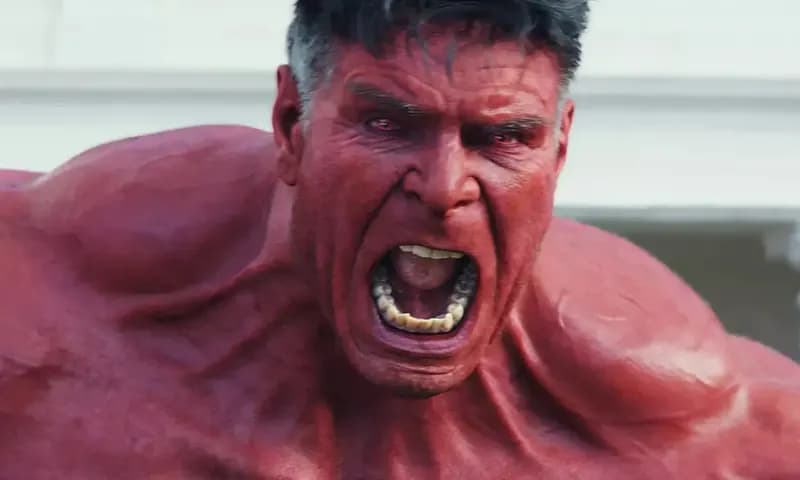Gambar Red Hulk Yang Hadir Dalam Film CAPTAIN AMERICA: BRAVE NEW WORLD. (Foto: X/@EW)