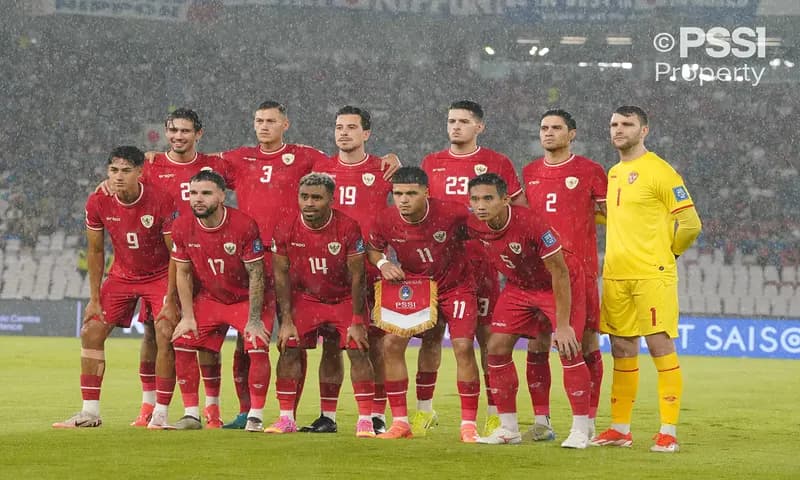 Starting Timnas Indonesia melawan Jepang di pertandingan Kualifikasi Piala Dunia 2026, Jumat (19/11/2024) lalu. (Foto: PSSI)