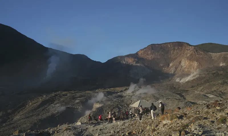 Gunung Papandayan. (Foto: PARBOABOA)